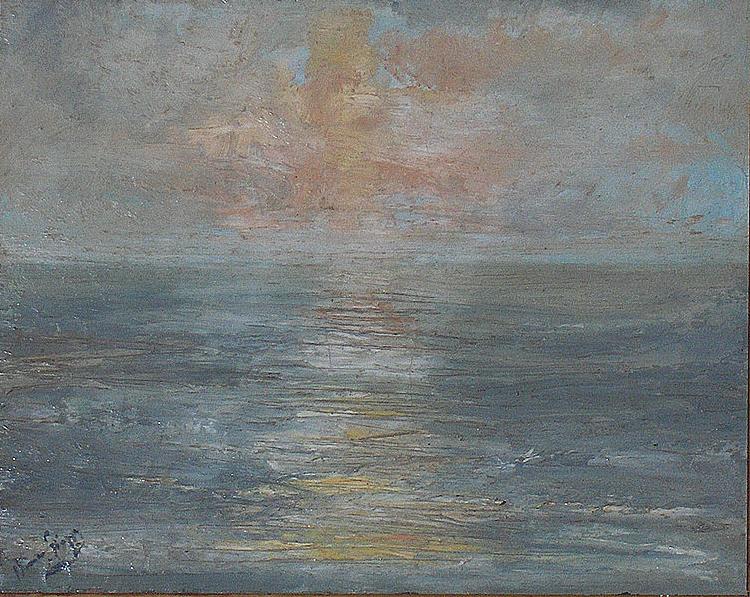 unknow artist Sunset at sea oil painting picture